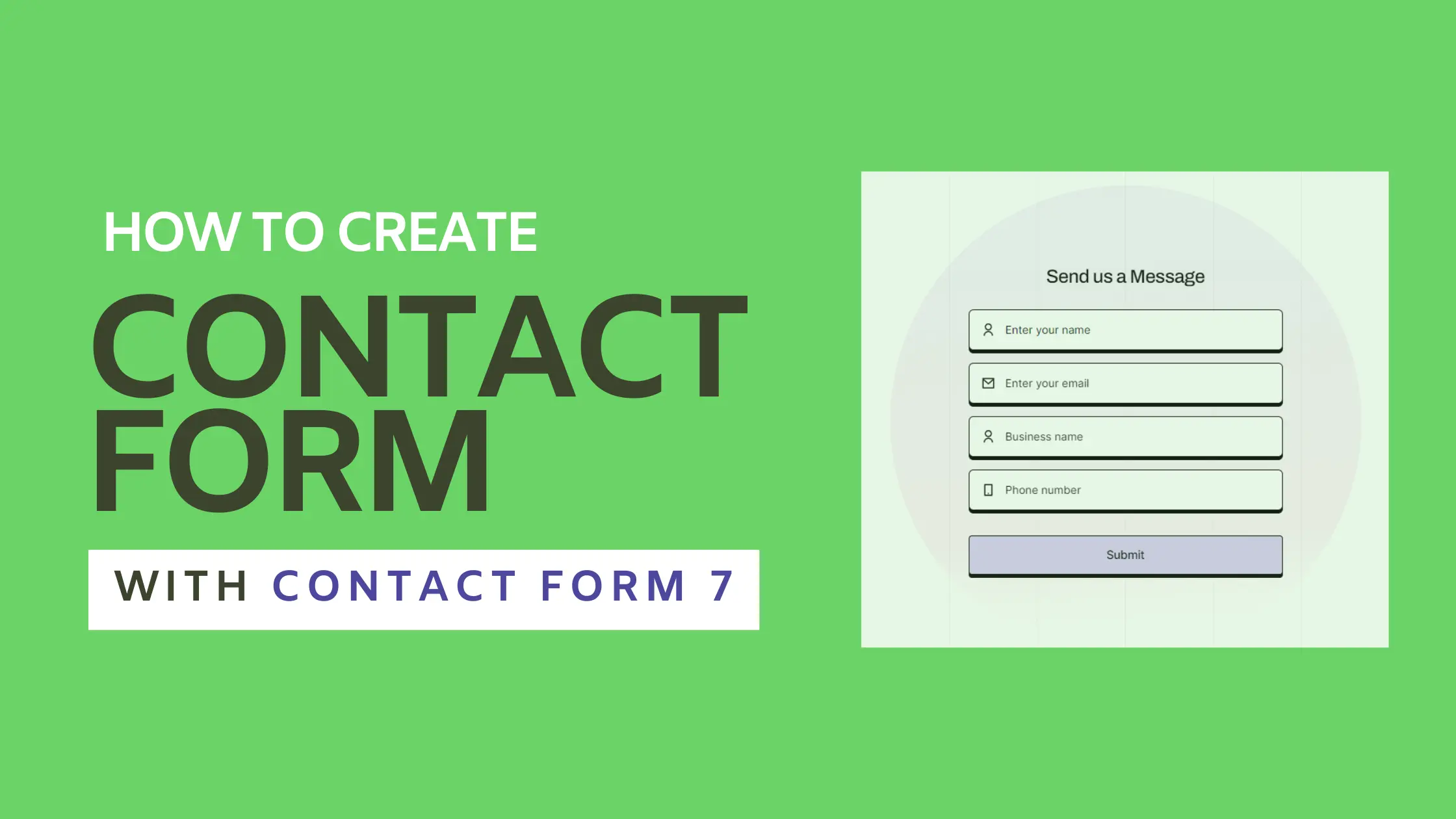 How To Create Contact Form In WordPress Via Contact Form 7